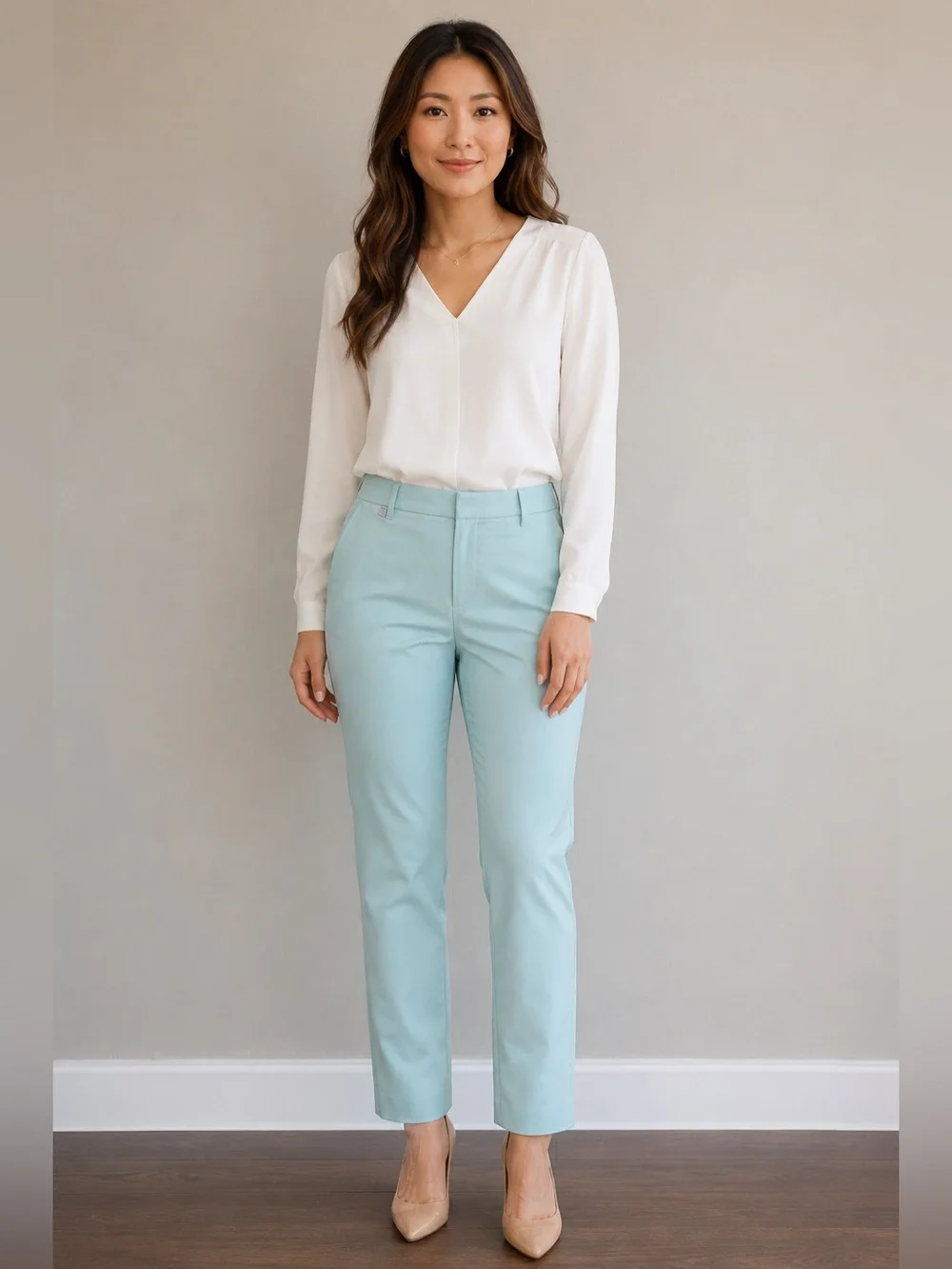 Lauren Ralph Lauren Mint Green Dress Pants Women's NWT Size 12 Flat Front